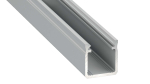 Lumines profile type Y anodized silver, 3 m